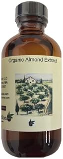 Organic Almond Extract - Rich Nutty Flavor for Cakes - Cookies - Frostin...