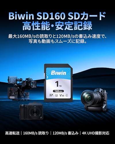 Biwin SDカード SD160 256GB の商品画像 1