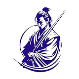 give an Elegant and Classy Look to Your Brand with Samurai Logo Wall Stickers Paster Paper 40x50.1cm Multi Color Selection DarkBlue