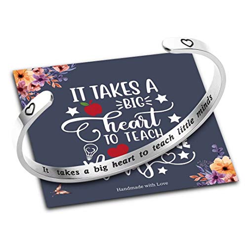 M Mooham Teacher Gifts For Women, Teacher Bracelet Teacher Appreciation Gifts End Of Year Teacher Thank You Retirement Gifts For Teachers On Teacher's Day #TOP6