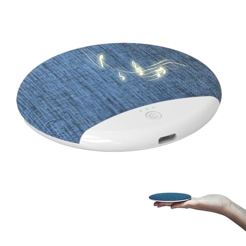 Bluetooth Pillow Speaker-Mini Bone Conduction Bluetooth Sleep Aid,Priv