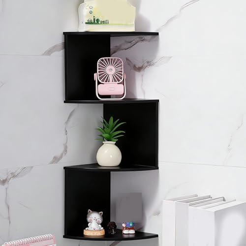 Étagère d'angle flottante pour optimiser les petits espaces muraux - 3