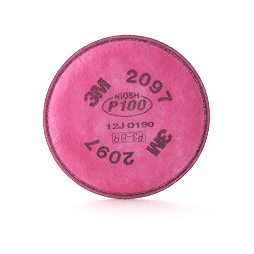 3M Particulate Filter P100 Respiratory Protection, 2097/07184(AAD), 2/PK