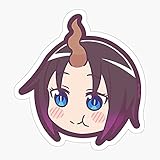 Pack of 2 3' Stickers - Dragon Elma Tohru Kobayashis Lucoa Maid Miss Chibi Kanna Sticker Graphic -...