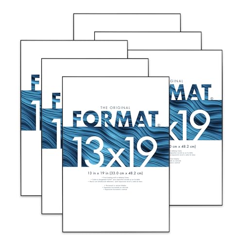 MCS Format Picture Frames, Black, 13 x 19, 6-Pack