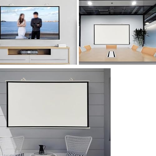 Pantalla de proyector de 50 pulgadas 16:9 manual miniatura 3