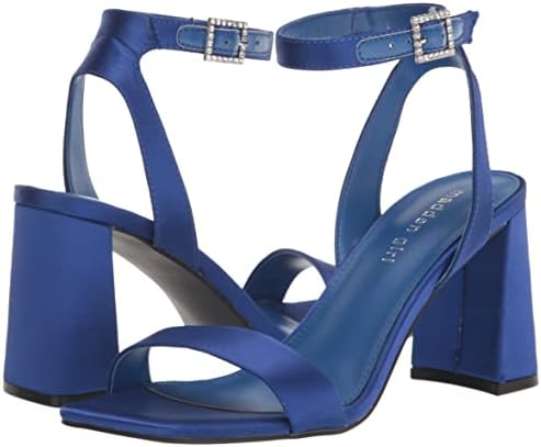 Madden Girl Women's Winnii Heeled Sandal, Cobalt Satin, 6 | Image 6