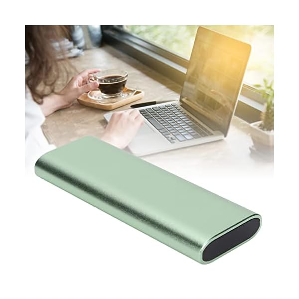 Lazmin112 Tragbare Festplatte,Aluminiumlegierung NGFF USB3.1 PSSD High Speed ​​Ultraslim Plug and Play Externe HDD… – Bild 6