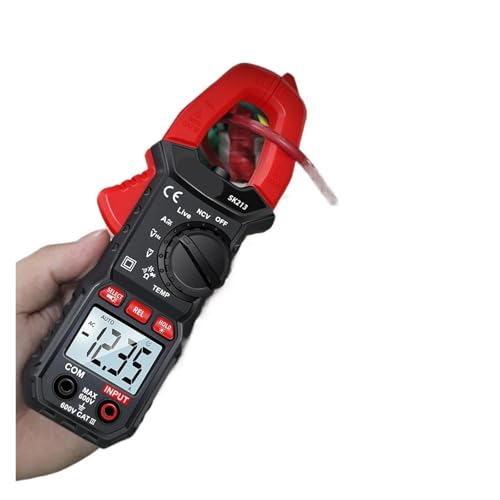 SK-213 Digital Clamp Meter 600A AC DC Current Ammeter Pliers Auto Range 6000 Count Multimeter Voltage(SK213 with 16in1) miniatura 1