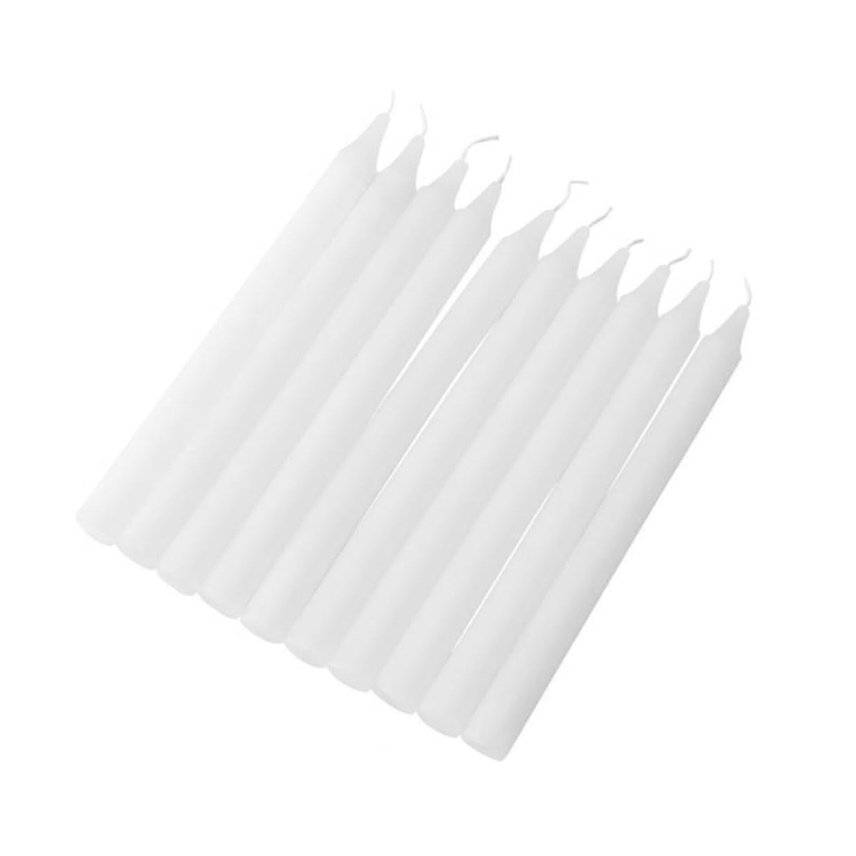 PRETYZOOM Emergency Long Candles Set 10pcs Camping Lighting Home Emergency Candle Table Decor for Dinner