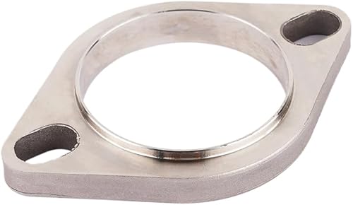 Miniatura 7 de Rwraps Brida de escape de acero inoxidable 2 pernos Brida de escape de 3 pulgadas y kit de conexión de junta 3 pulgadas3.031 in