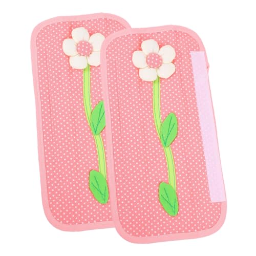 BAZEITFLOW 2 piezas Cubiertas Protectoras para Manijas de Puerta Frigorífico Diseño Elegante Rosa Antiestáticas Frío para Cocina y Electrodomésticos Protección contra Manchas y Recambio