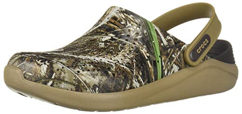 (クロックス) Crocs Literide(ライトライド) クロッグ 男女兼用 大人用, リアルツリー迷彩。, 15 Women/13 Men