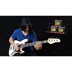 DR String LR-40 Hi-Beam Jeu de cordes pour guitare basse - Les Beatles, Paul McCartney, John Lennon, RIngo Starr, George Harrison DR String LR-40 Hi-Beam Jeu de cordes pour guitare basse – Image 3