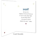 IDU First Fathers Day Card, First Fathers Day Card Gifts for New Dad, Happy 1st Father's Day Cards Gift for New Dad Daddy Husband, Funny 1st Father's Day Cards Decorations from Baby Daughter Son