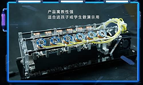 Electromagnet engine speed motor engine model can start the car engine v-type engine - (Speed(RPM): Four coil)