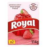 Royal Gelatina Sabor Fresa, Pack 2 x 57 g - 114 g