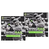 SWINGRAIL Baseball/Softball Swing Trainer Aid (2-Pack) Equipment for Batting and Hitting
