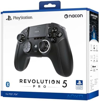 Nacon Manette filaire et sans fil Revolution pro 5 noire