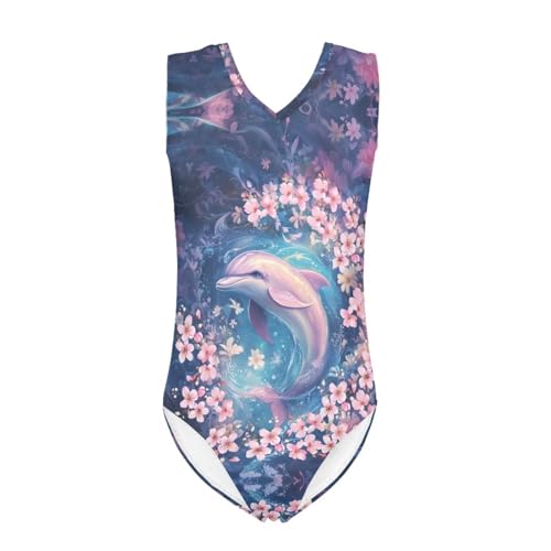 Image of Girls Swimsuit 3-14Y One Piece Swimwear Sleeveless Girls Bathing Suit