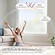 Lifetree Fensterfolie Blickdicht: Milchglasfolie Selbstklebend Fenster Sichtschutzfolie Blickdicht Anti-UV Statische Privatsphäre Haftend Glasfolie ohne Kleber Matt für Zuhause Büro 44.5 x 200cm