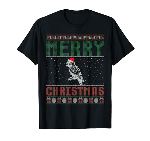 Parrot Design Ugly Christmas Sweater Family Matching T-Shirt