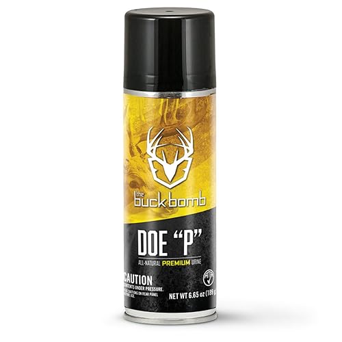 Hunters Specialties Buck Bomb Natural Doe “P” Aerosol Scent | Deer Buck Lure Hunting Pre/Post-Rut Scent Attractant for Hunting, 6.65 Oz (189 g.)