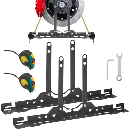 Loyala Wheel Alignment Tool 2 PCS Toe Alignment Tool Plates with 2 Measuring Tapes Camber Alignment Tool for Automotive Truck SUVs RV Tire Repair Home Use Automotive Tools