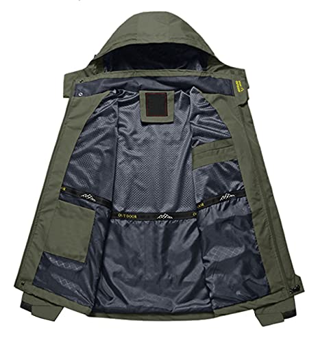 Angeljacke KEFITEVD Übergangsjacke für Herren, winddicht und funktional