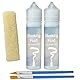 INNOVAYOU Blaue Abdeckflüssigkeit für Aquarellmalerei, 120 ml, beständige Tinte und Gießfarbe, Aquarell-Abdeckflüssigkeit hält Bereiche farblos und Kanten scharf