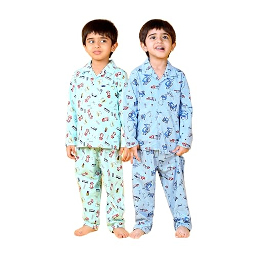 Image of Jam & Sugar Boys Cotton Printed Night Suit Set