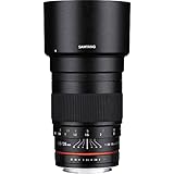 objetivos para nikon d7500 Incluye parasol extraíble Samyang F1112203101 - Objetivo fotográfico DSLR para Nikon F Ae (Distancia Focal Fija 135mm, Apertura f/2-22 ED UMC, diámetro Filtro: 77mm), Negro