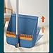 Space Saving Folding Broom and Dustpan Set with Adjustable Length for in Various Indoor Environment Hotel