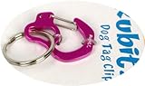 Rubit The Easy Dog Tag Curve Shape Switch Clip, Medium, 1.07-Inch Diameter, Pink