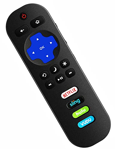Image of Remote Control fit for TCL Roku TV 65S405 65S401 55UP120 55US57 55S401 55S405 50FS3750 55FS3700 49S405 48FS3700 48FS3750 43FP110 43UP120 43S405 40FS3800 40S3800 32S3850 32S3700 32S3800 32S301 32S800
