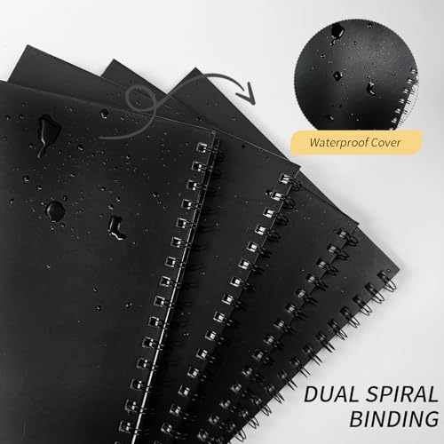 Carnet A5 à spirale premium avec couverture rigide et papier 100g