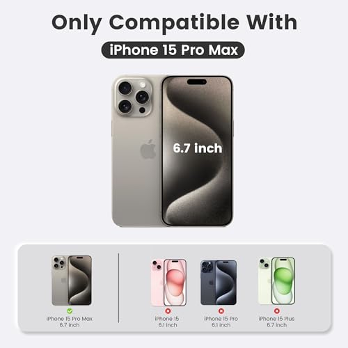 Coque iPhone 15 Pro Max MagSafe avec anneau support magnétique 360 - 7