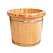 Produktbild XYZX Haushalt Geschenk Cedar Fußbad Barrel Fußbad glatt und zart Pediküre Fässer Pediküre Schüssel Spa-Massage for Einweichen Füße Massage Fuß Badewanne Haushaltsartikel Dekoration
