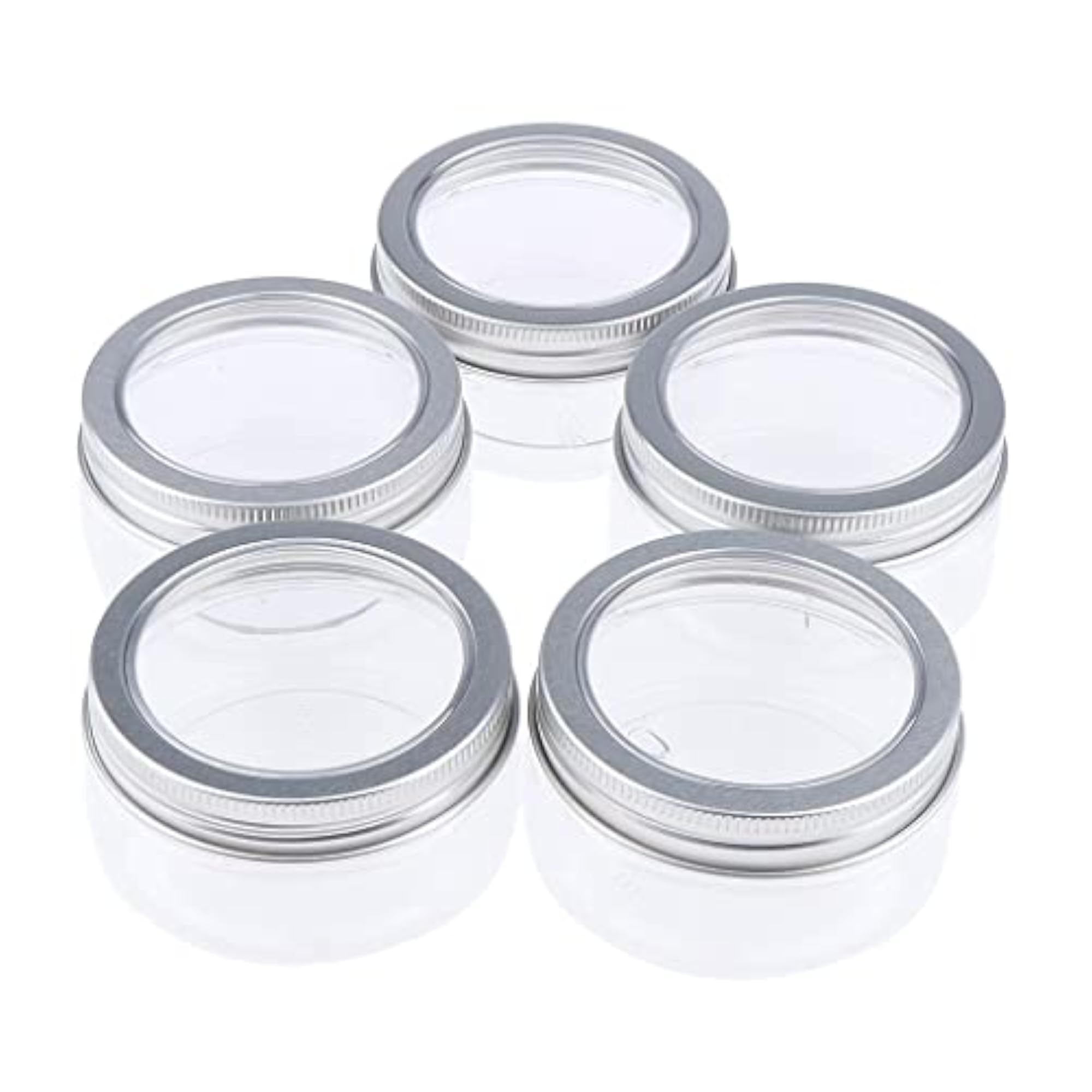 5pcs Makeup Pot Empty Cosmetic Jars, 80ml