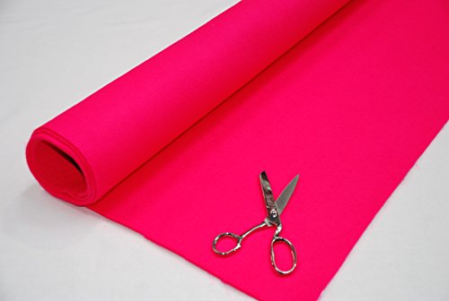 Feutrine loisirs créatifs 3mm tissu acrylique poker rouge cerise au demi-mètre
