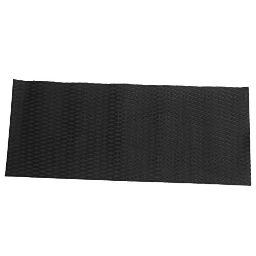 Janasiba Patinete de agua antideslizante suelo marino sintético placa de espuma EVA 37 x 92 cm jet ski negro tabla de surf alfombra de de esquí
