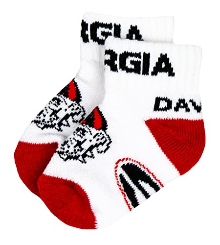 Image of NCAA Georgia Bulldogs Unisex Georgia Baby Qtr Sockgeorgia Baby Qtr Sock