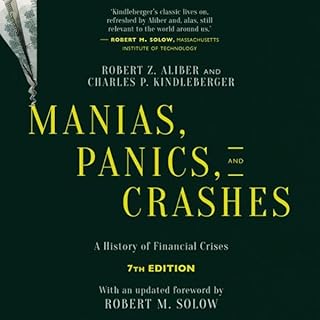 Page de couverture de Manias, Panics, and Crashes (Seventh Edition)