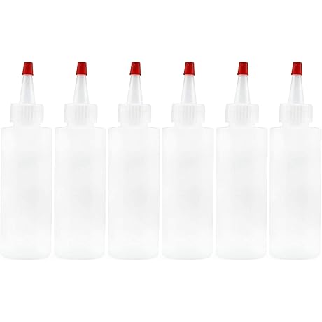 Cornucopia Plastic Squeeze Bottles with Yorker Tips