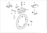  BMW R1100GS original Bremsscheibe hinten NEU R 1100 RT S R R 1150 GS R RT RS