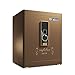 Produktbild CHENSHJI Schranksafes Stahl-Schutzprodukte Fingerabdruck-Sicherheitsschloss In Die Unsichtbare Wand Bett Kleiderschrank Feld Kennwort Sicher (Color : Brown, Size : 58x36x42cm)