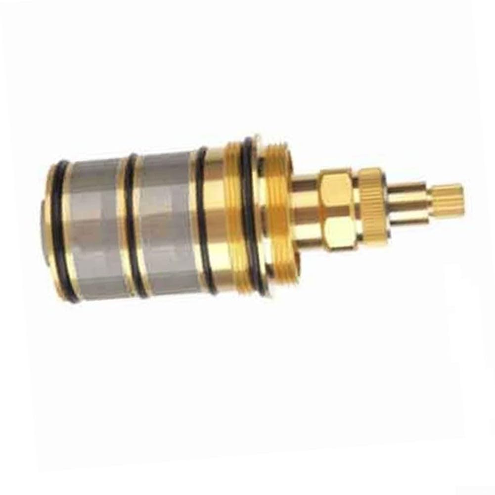 Cartouche thermostatique en laiton, cartouche de douche de rechange en laiton, 20-48 ℃ pour mitigeur de bain, cartouche de barre de valve de douche, bobine de contrôle de température constante