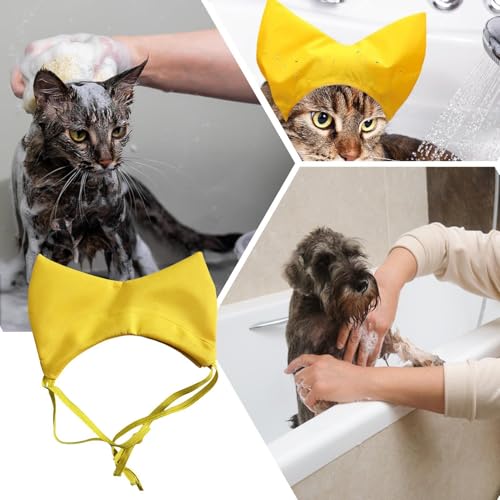 Capitão de chuveiro para cães, touca de chá de estimação,Tampa ajustável de tampa de banho para cach