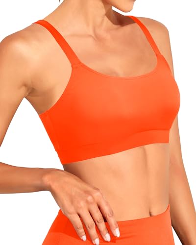 Image of Tempt Me Women Sports Bra Swim Crop Tops Only | Scoop neck, Bathing suits top, Removable cups, Adjustable straps
