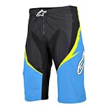 Alpinestars Herren-Shorts Sight FR, Herren, 1720614, Schwarz/Cyan/Gelb, 44